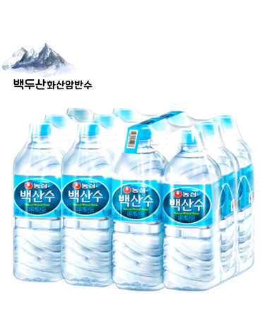 백산수 1l x 24입 (당일출고+무료배송) 생수1리터