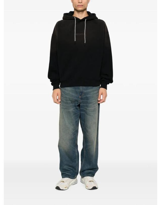 악셀아리가토 [해외직구] 26 FW 악셀아리가토 logo embroidered drawstring hoodie A4224003 TP458591926 착용컷