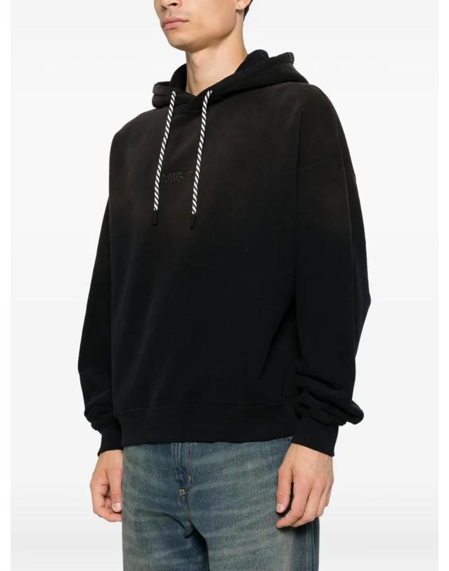 악셀아리가토 [해외직구] 26 FW 악셀아리가토 logo embroidered drawstring hoodie A4224003 TP458591926 착용컷
