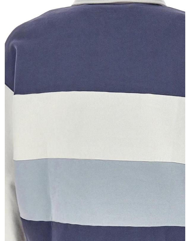 악셀아리가토 [해외직구] 26 FW 악셀아리가토 Anchor striped polo shirt A4227001 TP458576557 착용컷