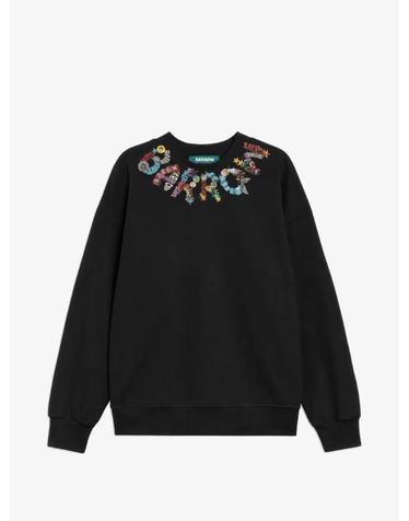 배로우 [해외직구] 26 FW 바로우 로고 프린트 드롭 숄더 스웨트셔츠 F6BWUASW015 TP458782996