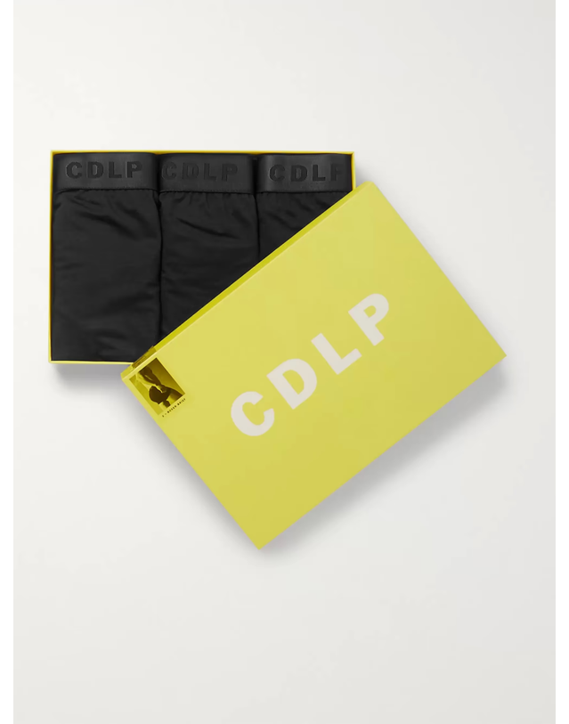 씨디엘피 [해외직구] 26 FW CDLP 블랙 프리미엄 스트레치 라이오셀 박서 브리프 3팩 TP573498082 착용컷