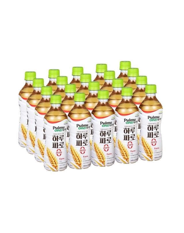 풀무원 생수 [풀무원] 곡물차 하루파로 500mlx20병/40병/80병 음료수 차음료 보리음료 착용컷