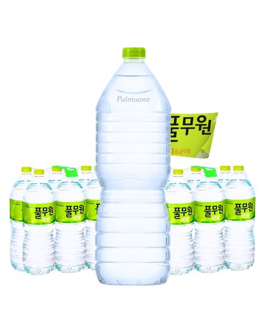풀무원 무라벨 2Lx24개 (오늘출발+무배) 생수 음료 물 2L se