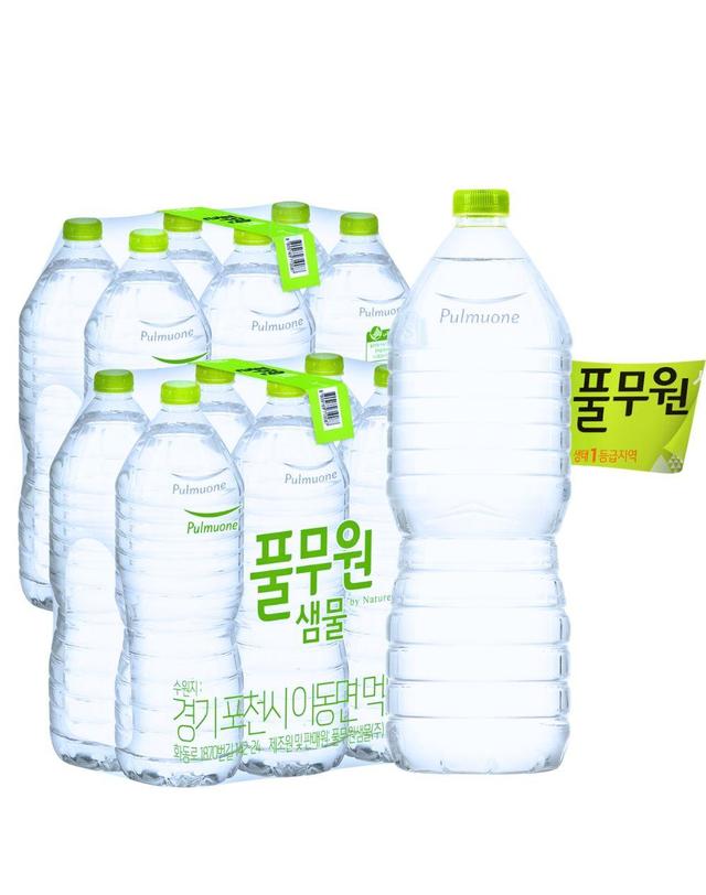 풀무원 생수 풀무원 무라벨 2Lx12개 생수 음료 물 2L se 착용컷