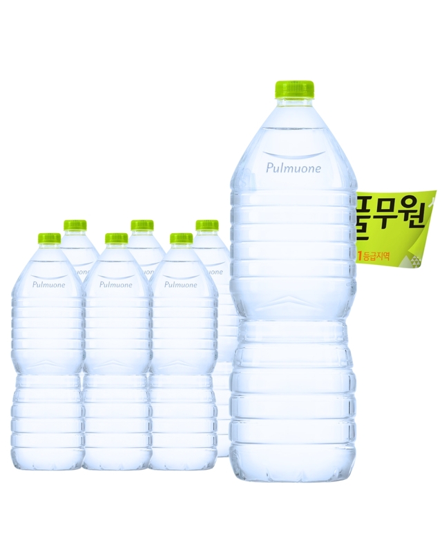 풀무원 생수 풀무원 무라벨 2Lx30개 생수 음료 물 2L se 착용컷