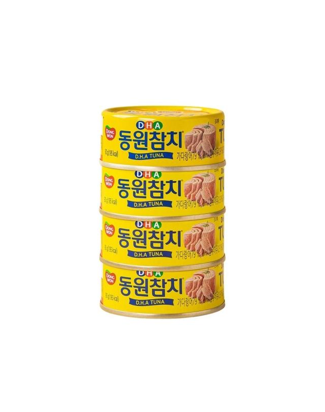 동원샘물 [동원] DHA참치 135g X 4캔 외 3종 참치 참치모음 동원 캔 착용컷
