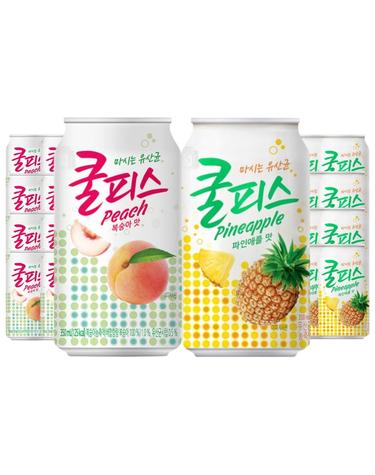 [동원] 쿨피스 350MLx18캔  (오늘출발+무배) 음료수 탄산음료 매운음식