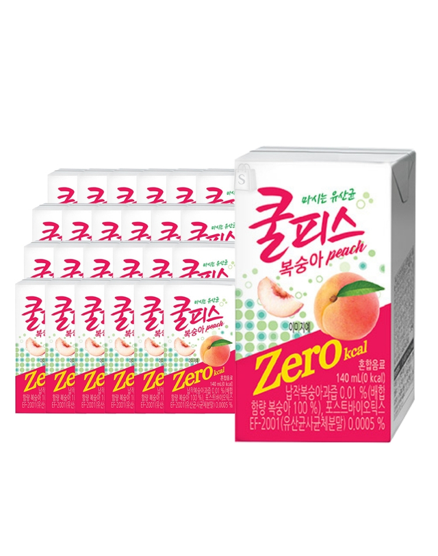 동원샘물 [동원] 쿨피스 제로 140MLx24입 외 8종 음료수 음료 se 착용컷