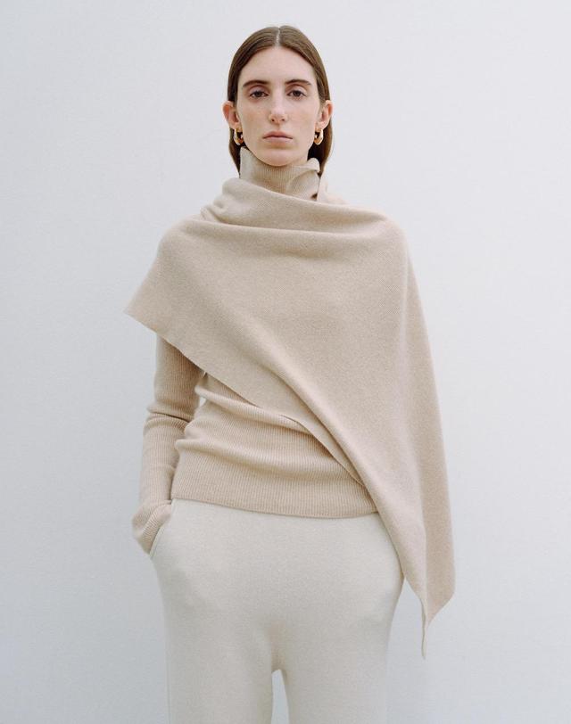 르희 캐시미어 26 Rib basic pullover-italy cashmere 100%(BEIGE) 베이지 착용컷