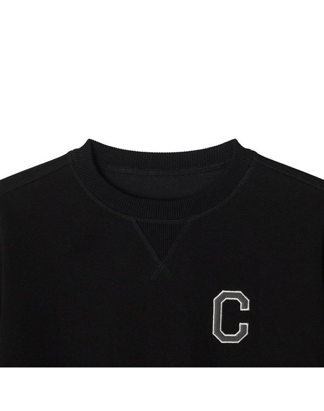 커버낫 키즈 커버낫키즈_ [갤러리아] [커버낫키즈]C로고 오버핏 맨투맨 (CK2503CR58) 착용컷