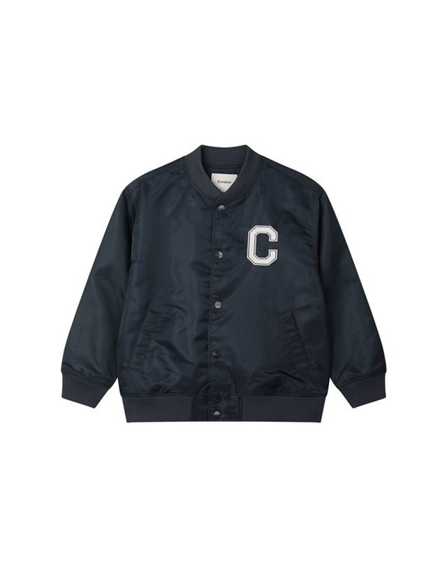 커버낫 키즈 커버낫키즈_ [갤러리아] [커버낫키즈]C로고 바시티자켓 (CK2601JK15) 착용컷