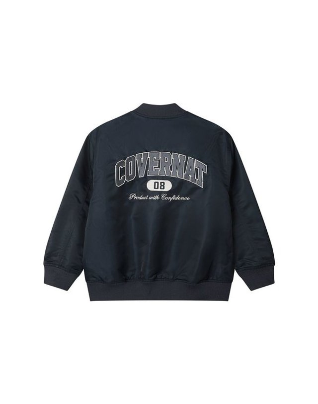 커버낫 키즈 커버낫키즈_ [갤러리아] [커버낫키즈]C로고 바시티자켓 (CK2601JK15) 착용컷