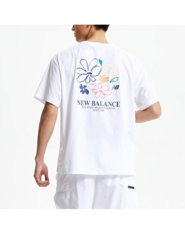 뉴발란스 UNI 플라워 세미오버반팔티 NBNEGCO204-10