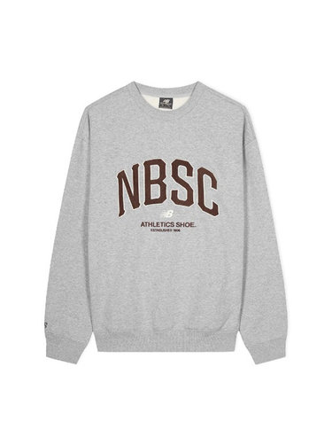 뉴발란스UNI NBSC기모 맨투맨세미오버 NBNCF41023-AC