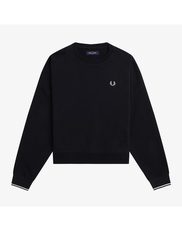 [공식][Womens] 팁드 스웨트셔츠 - 블랙 AFPF2415135-102