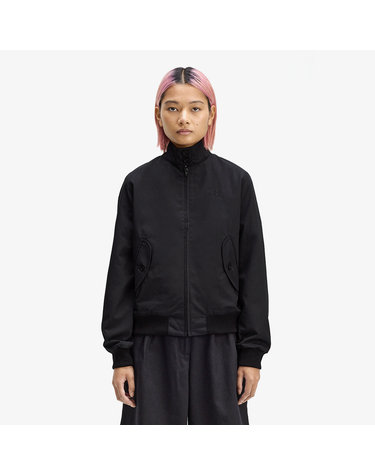 [공식][Made in England] 여성 클래식 해링턴 재킷 - 블랙 AFPF2517412-102
