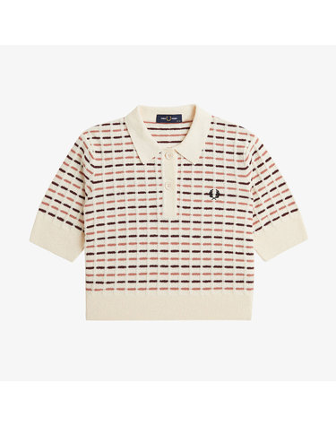 [공식][Womens] 부클 니트 폴로 셔츠 - 실키피치 AFPF2519134-R33