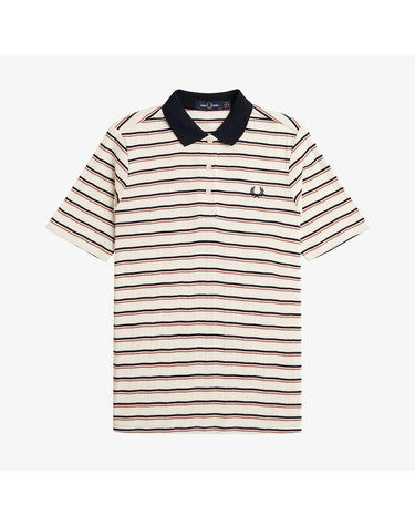 [공식][Womens] 스트라이프 립 폴로 셔츠 - 실키피치 AFPF2519189-R33
