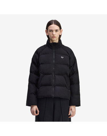 [공식][Womens] 래글런 슬리브 패디드 재킷 - 블랙 AFPF2531118-102