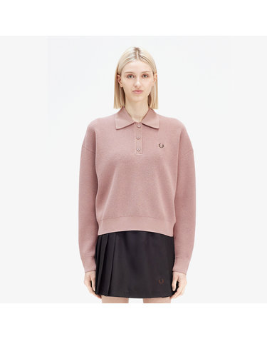 [공식][Womens] 니트 셔츠 - 다크핑크 AFPF2438136-S52
