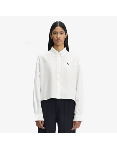[공식][womens] 버튼 다운 셔츠 - 스노우 화이트 AFPF2612178-129