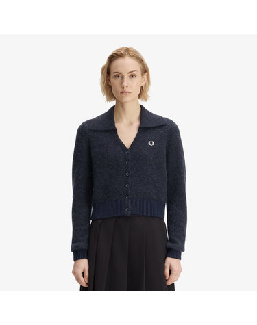 [26FW] [Womens] 브러쉬드 가디건 - 네이비/화이트 AFPF2G33166-608