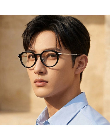 디올 안경테 DIORBLACKSUITO R10F 1300 블랙 라운드 뿔테 명품 남자 여자 패션