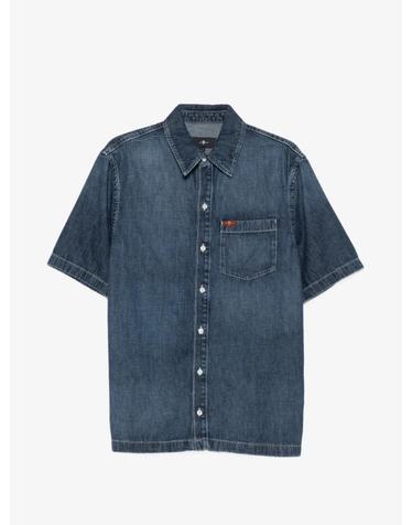 [해외직구] 26 FW 7 For All Mankind 반소매 체스트 포켓 셔츠 7T1R0H08 TP456342481