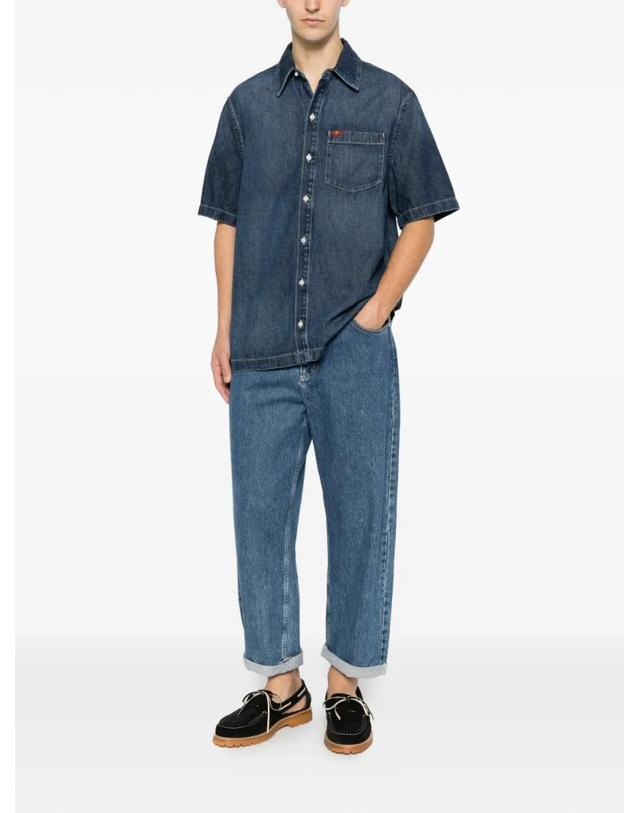 세븐 포 올 맨카인드 [해외직구] 26 FW 7 For All Mankind 반소매 체스트 포켓 셔츠 7T1R0H08 TP456342481 착용컷
