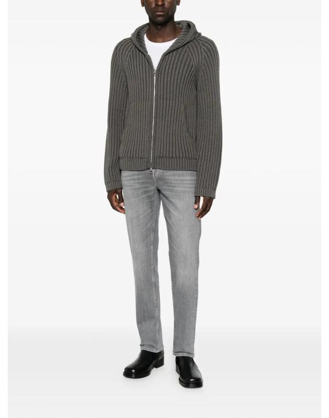 세븐 포 올 맨카인드 [해외직구] 26 FW 7 For All Mankind 페이디드 스트레이트 진 7TC4SC11U73LI TP459299768 착용컷