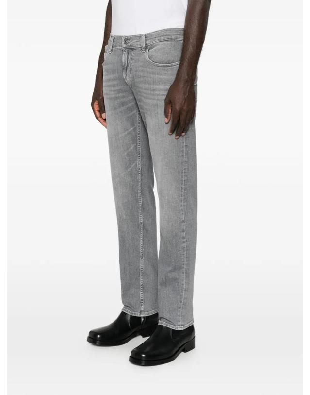 세븐 포 올 맨카인드 [해외직구] 26 FW 7 For All Mankind 페이디드 스트레이트 진 7TC4SC11U73LI TP459299768 착용컷