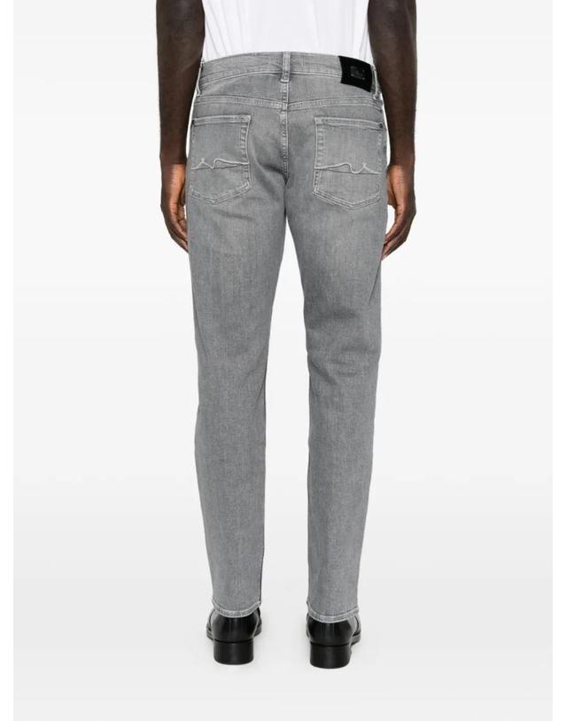 세븐 포 올 맨카인드 [해외직구] 26 FW 7 For All Mankind 페이디드 스트레이트 진 7TC4SC11U73LI TP459299768 착용컷