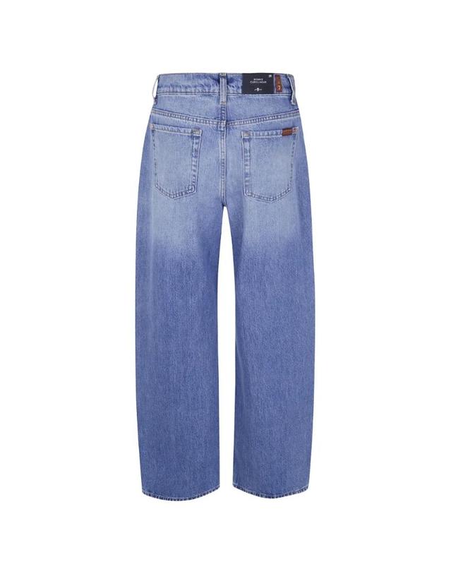 세븐 포 올 맨카인드 [해외직구] 26 FW 7 For All Mankind 보니 와이드 진 7UF70E52 TP456057105 착용컷