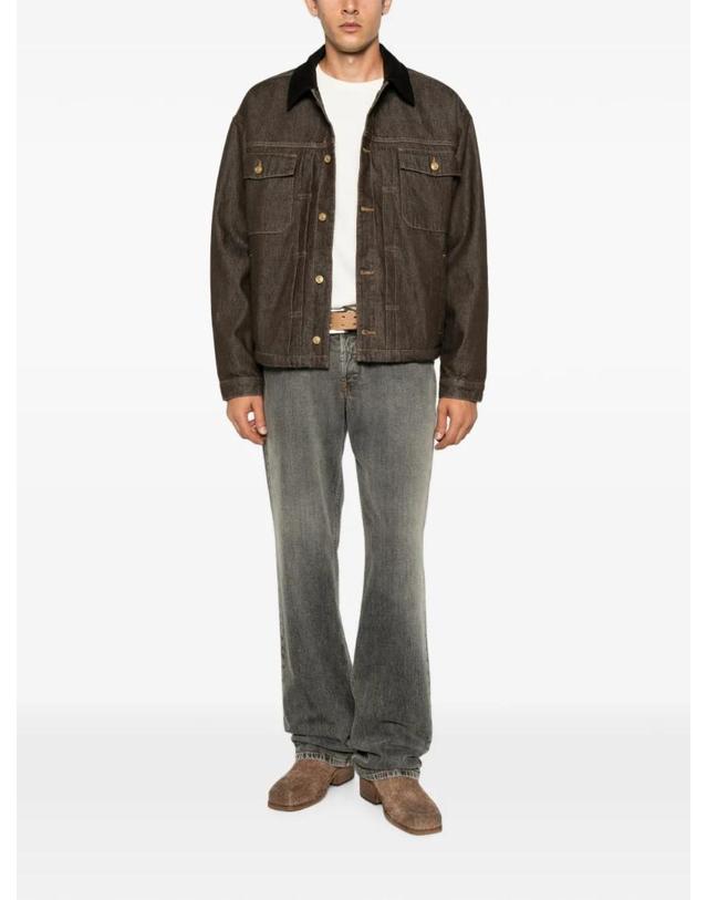 세븐 포 올 맨카인드 [해외직구] 26 FW 7 For All Mankind 코듀로이 칼라 데님 재킷 7TEM0H19U73TW TP458962628 착용컷