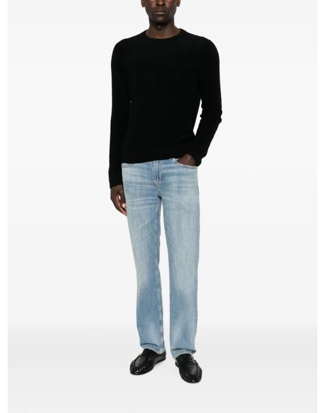 세븐 포 올 맨카인드 [해외직구] 26 FW 7 For All Mankind 5 포켓 스트레이트 진 7T4D0F973LT TP456703021 착용컷