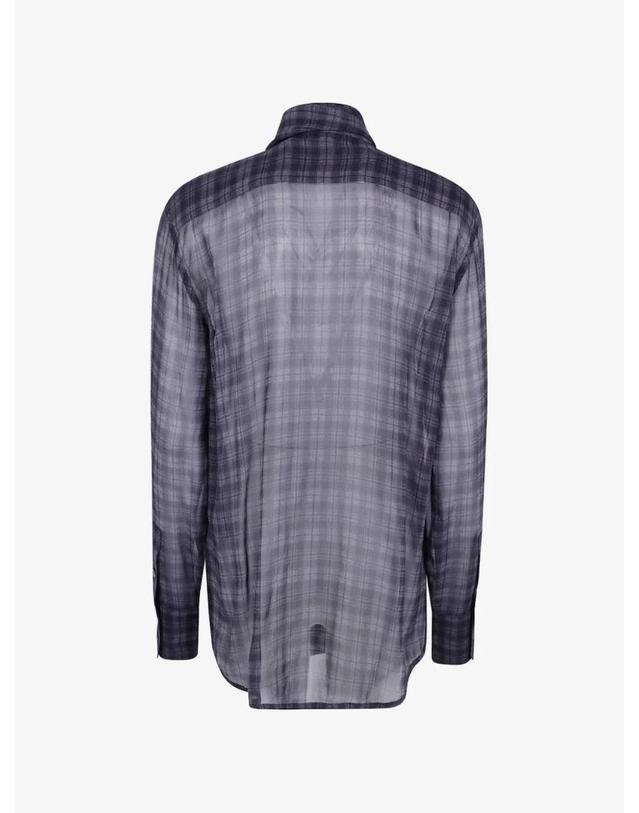 세븐 포 올 맨카인드 [해외직구] 26 FW 7 For All Mankind 플레이드 체크 보우 셔츠 7NFL0H83 TP459404131 착용컷