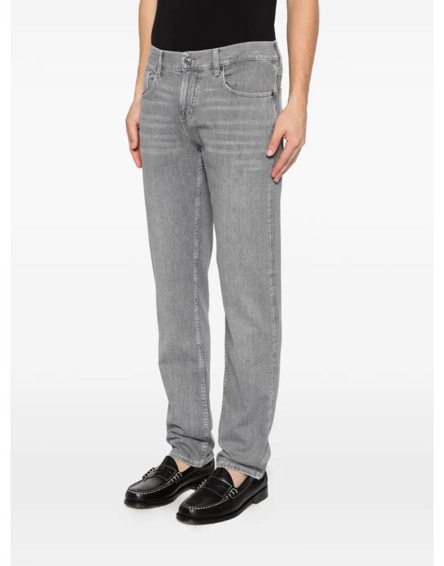 세븐 포 올 맨카인드 [해외직구] 26 FW 7 For All Mankind 슬리미 위스커 페이디드 이펙트 진 7TC40R883A7 TP454430487 착용컷