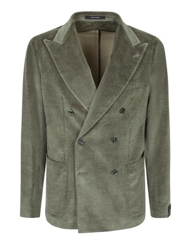 [해외직구] 26FW 딸리아또레 더블 브레스티드 벨벳 자켓  와이드 lapels  패치 포켓  1SMC20K020002V1068 TP582160321