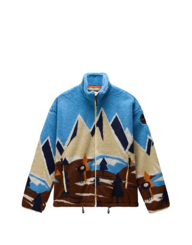 [해외직구] 26 FW 나파피리 마운틴 랜드스케이프 플리스 스웨트셔츠 NP0A8AO4 TP460194780