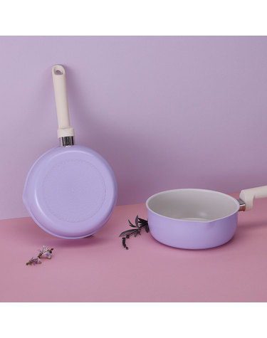 [쿠안] 인덕션 IH코디멀티팬20cm (크림라벤다)