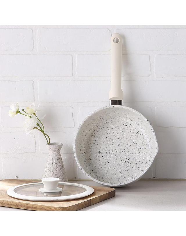 밀양본차이나 [쿠안] 인덕션 IH코디멀티팬20cm 2EA+전용뚜껑 1EA 착용컷