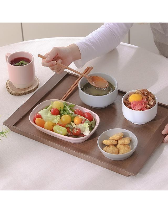 밀양본차이나 [란데르스] 프렌치 감성 2인 그릇세트 10P 착용컷