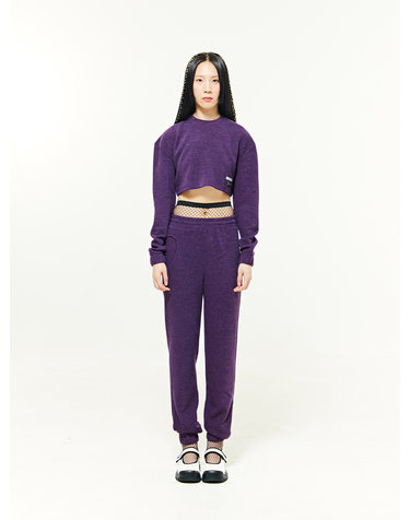 Love Pocket Sweat Pants - PURPLE