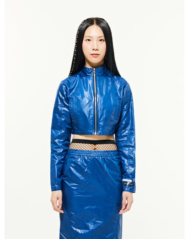 Saint Crop Jacket - BLUE