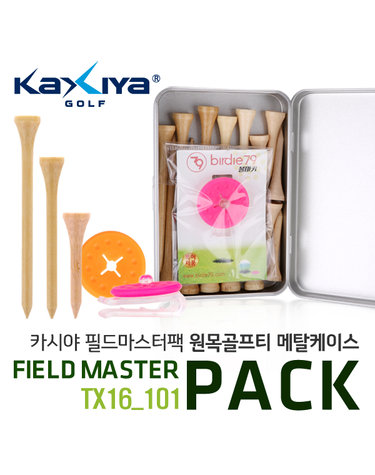 [KAXIYA] 필드마스터팩 원목골프티 케이스 TX16_101