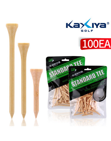 [KAXIYA] 카시야 원목 나무 골프티꽂이 (100개입)