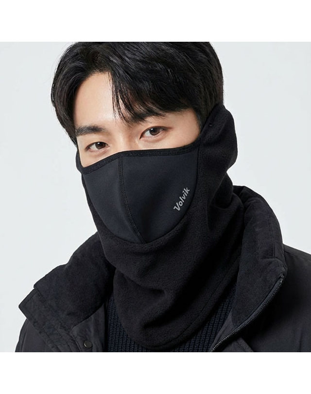 볼빅 [VOLVIK] 볼빅 귀마개/넥워머 겸용 올인원 방한 골프마스크 착용컷