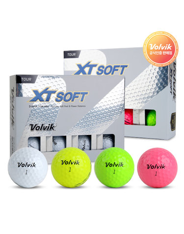 [VOLVIK] 볼빅 XT 소프트 3피스 우레탄 골프공