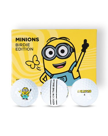 [MINIONS] 미니언즈 버디에디션 3피스 우레탄 골프공 (6구)
